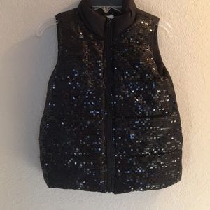 Girls sequins vest